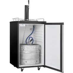 DANBY 5.4 cu. ft. Single Tap Keg Cooler Stainless 21" - DKC054A1BSLD
