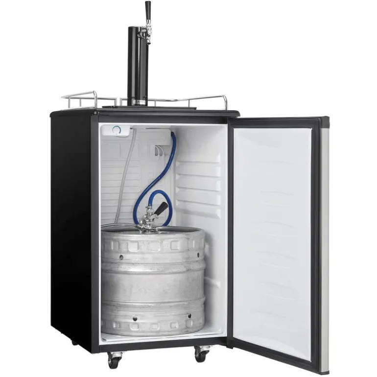 DANBY 5.4 cu. ft. Single Tap Keg Cooler Stainless 21" - DKC054A1BSLD