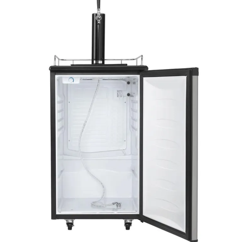 DANBY 5.4 cu. ft. Single Tap Keg Cooler Stainless 21" - DKC054A1BSLD