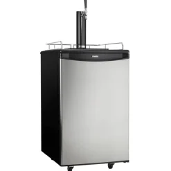 DANBY 5.4 cu. ft. Single Tap Keg Cooler Stainless 21