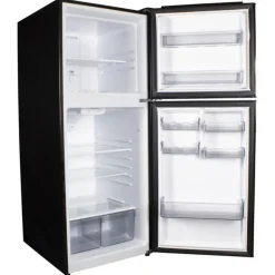 DANBY 24 in 10,1 Cu ft Refrigerator Stainless Top Freezer - DFF101B1BDB