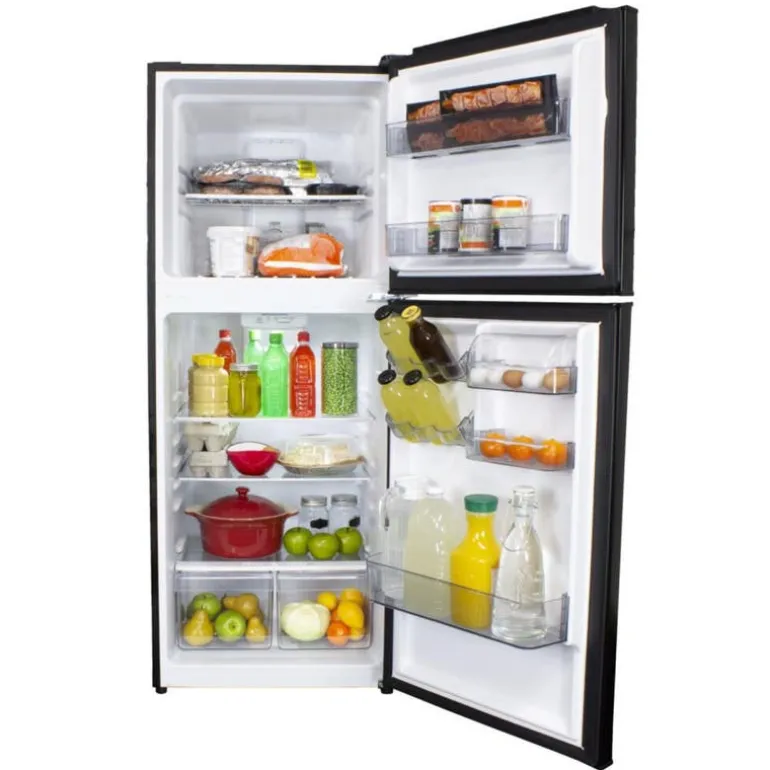 DANBY 24 in 10,1 Cu ft Refrigerator Stainless Top Freezer - DFF101B1BDB