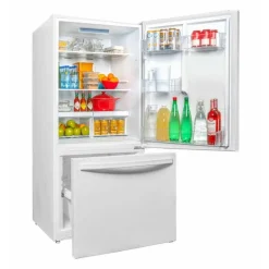 DANBY 30 In 18.7 Cu ft Refrigerator White Bottom Freezer - DBM187E1WDB