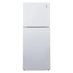 DANBY 24 in 11 Cu ft Refrigerator White Top Freezer - DFF116B2WDBL