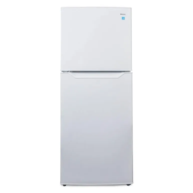 DANBY 24 in 11 Cu ft Refrigerator White Top Freezer - DFF116B2WDBL