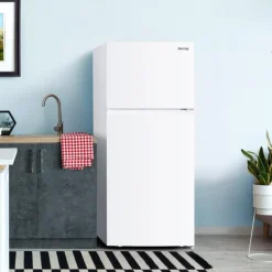 DANBY 28 in 18 Cu ft Refrigerator White Top Freezer - DFF176B1WDB