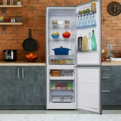 DANBY 25 In 10 Cu Ft Refrigerator Stainless Bottom Freezer - DBMF100B1SLDB