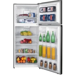 DANBY 28 in 18 Cu ft Refrigerator Stainless Top Freezer - DFF176B1SLDB