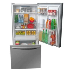 DANBY 31 In 18.7 Cu ft Refrigerator Stainless Bottom Freezer - DBM187E1SSDB