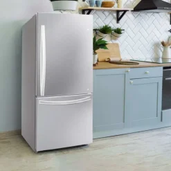 DANBY 31 In 18.7 Cu ft Refrigerator Stainless Bottom Freezer - DBM187E1SSDB