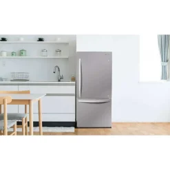 DANBY 31 In 18.7 Cu ft Refrigerator Stainless Bottom Freezer - DBM187E1SSDB
