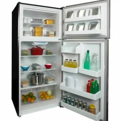 DANBY 30 In 18 Cu ft Refrigerator Stainless Top Freezer - DFF180E2SSDB