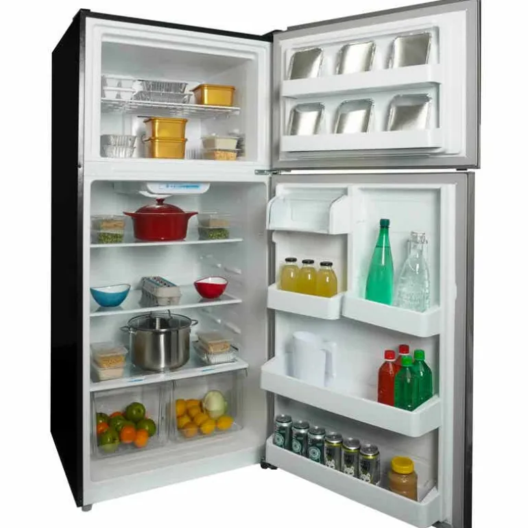 DANBY 30 In 18 Cu ft Refrigerator Stainless Top Freezer - DFF180E2SSDB