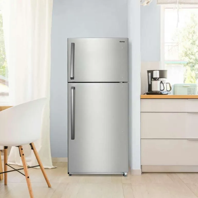 DANBY 30 In 18 Cu ft Refrigerator Stainless Top Freezer - DFF180E2SSDB