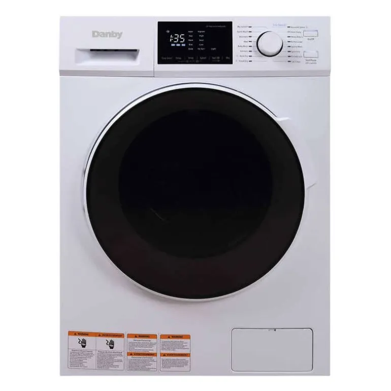 DANBY 2 in 1 dryer washer, White, 23", Front-Load - DWM120WDB-3