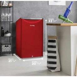 DANBY 21 In 4,4 pi3 Refrigerator Red Compact - DAR044A6LDB