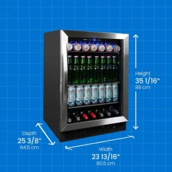 DANBY Beverage Center Stainless 24