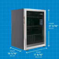 DANBY Beverage Center Stainless 17.5" - DBC026A1BSSDB