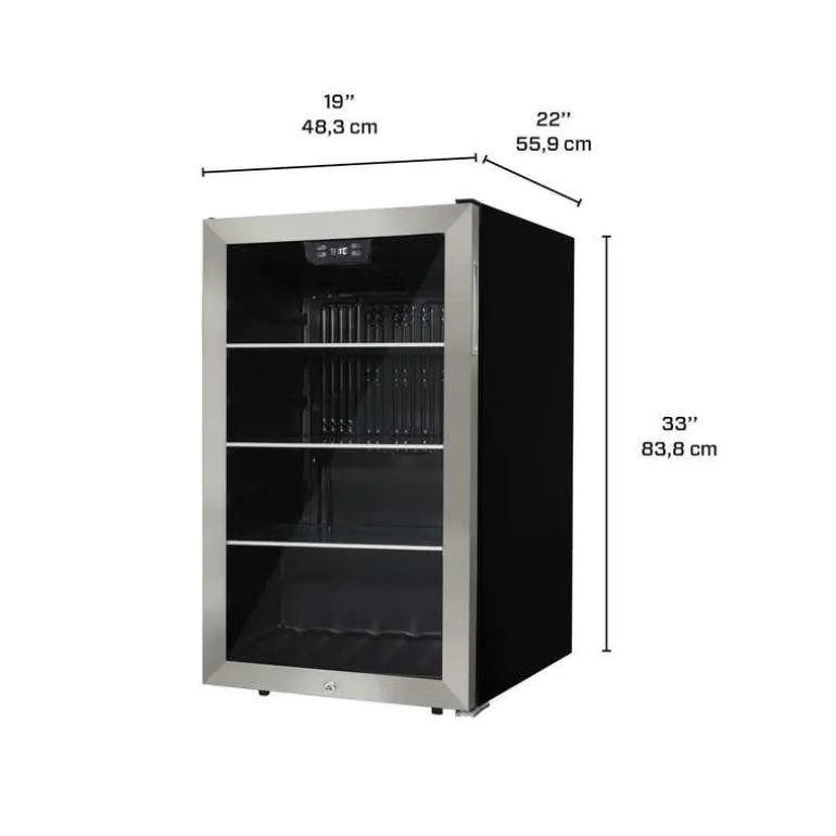 DANBY Beverage Center Stainless 19" - DBC045L1SS