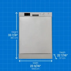 DANBY Dishwasher Built-In Stainless 24