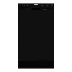 DANBY Dishwasher Built-In Black 18