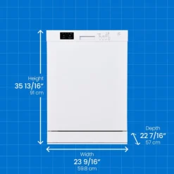 DANBY Dishwasher Built-In White 24