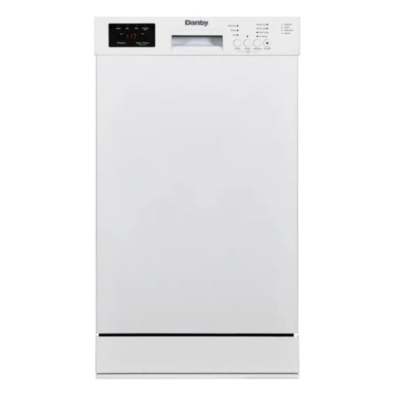 DANBY Dishwasher Built-In White 18" 51dB - DDW18D1EW
