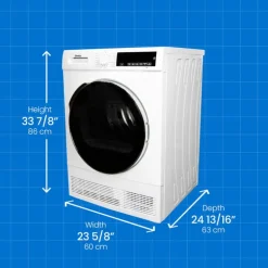 DANBY Dryer  White 24" - DDY040D3WDB