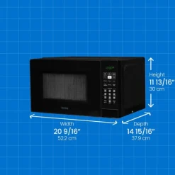 DANBY Microwave Black 900 21" DBMW1121BBB