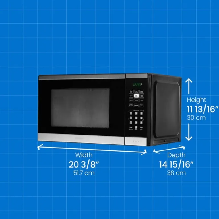 DANBY Microwave Stainless 900 20.5" DBMW1126BBS