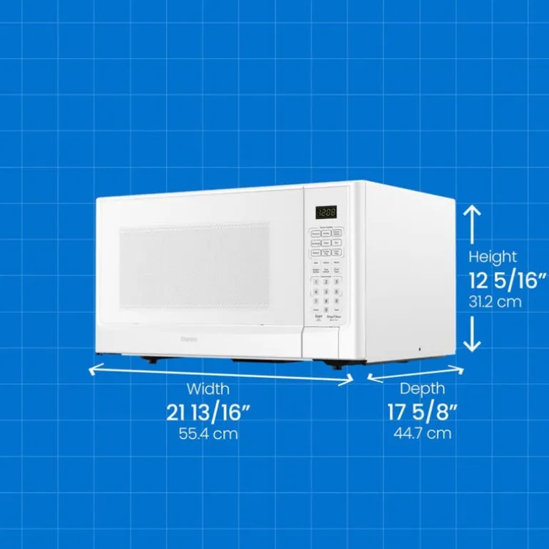 DANBY Microwave White 1000 22" DDMW01440WG1
