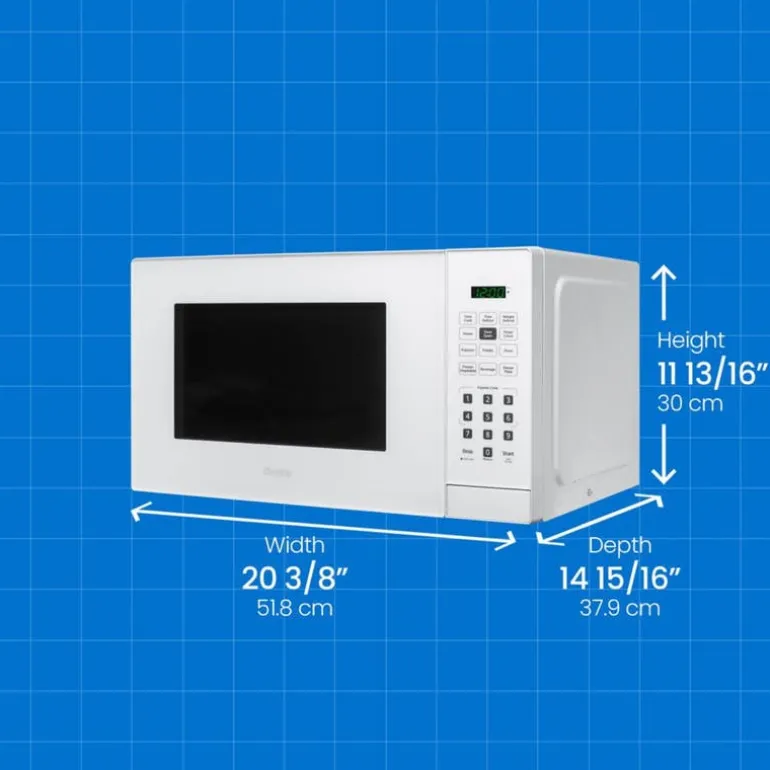 DANBY Microwave White 900 20" DBMW1121BWW