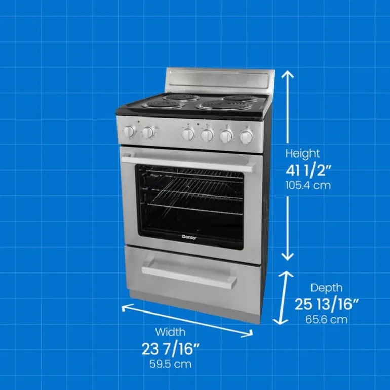 DANBY Range Stainless 24" Electric Coil elements - DERM240BSSC