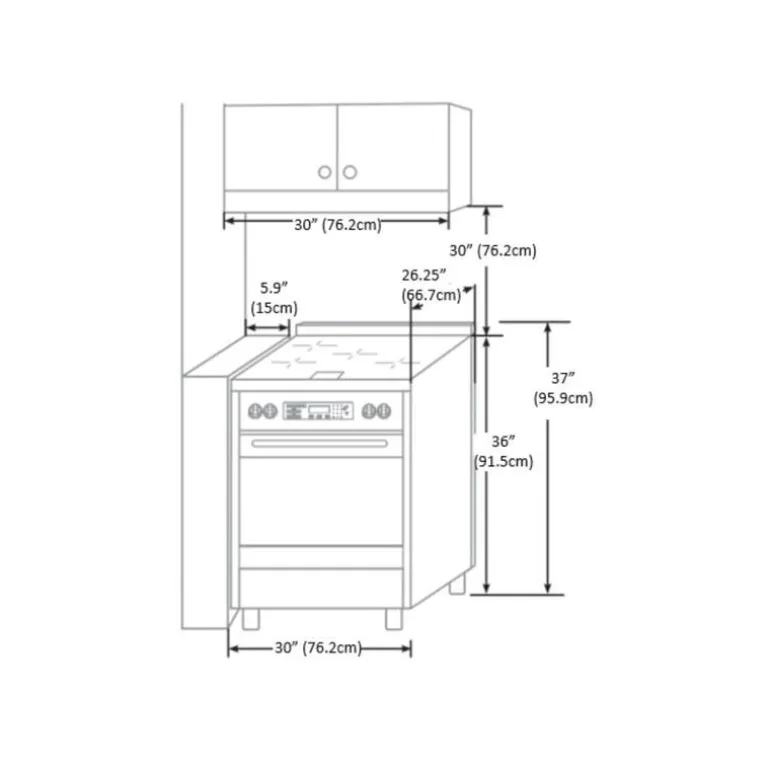 DANBY Range Stainless 30" Electric Induction - DIRC300BSSC