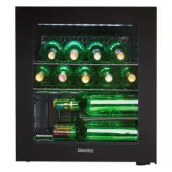 DANBY Wine Cooler Black 17.5" - DWC018A1BDB