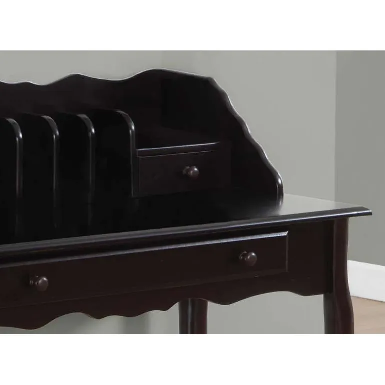 Desk - 36"l / dark cherry traditional - Monarch