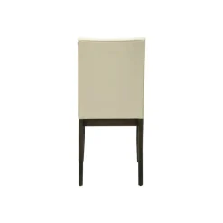 Dining chair - 2pcs / 37"h grey / cream fabric seat - Monarch