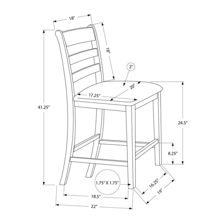 Dining Chair (set of 2) - Monarch