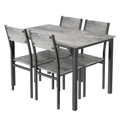 Dining Table Set with 4 Chairs - 43.3