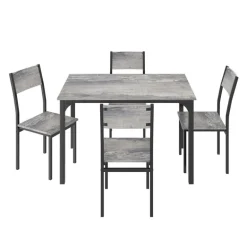 Dining Table Set with 4 Chairs - 43.3