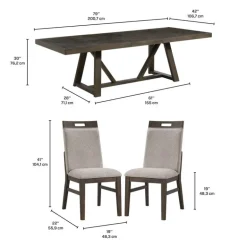 Dining Table with 4 Chairs