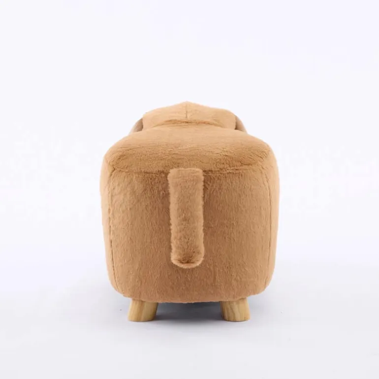 Dog-Shaped Kids Pouf – 13" x 26.4" x 10.65"