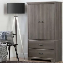 2-Door Armoire with Drawers - South Shore