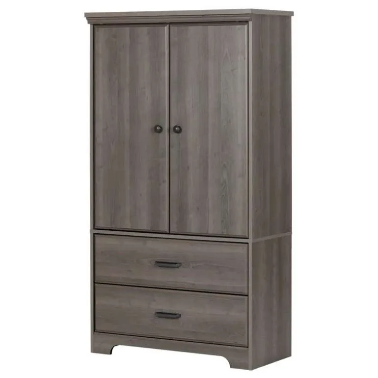 2-Door Armoire with Drawers - South Shore