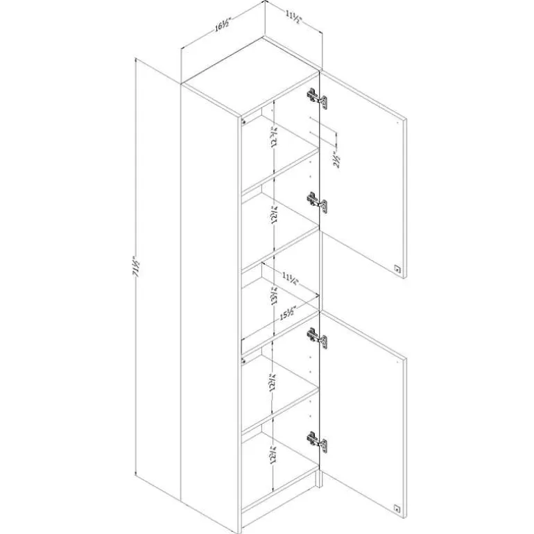 2-door bookcase - South Shore