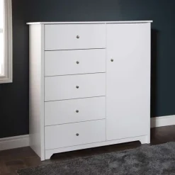 Door Chest With 5 Drawers - South Shore