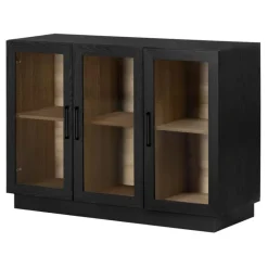 3-Door Glass-Front Buffet - South Shore