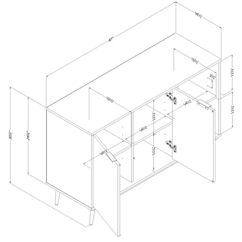 2-Door Sideboard - South Shore