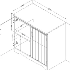 2-Door Storage Cabinet - South Shore