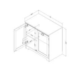 2-Door Storage Cabinet - South Shore